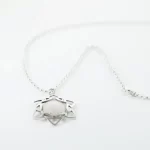 Big Rene silver necklace