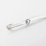 Silver tie pin