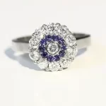 Custom made diamond ring