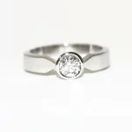 Custom made diamond ring