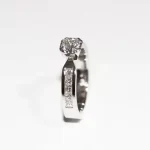 Custom made diamond ring
