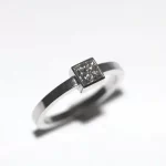 White gold wedding ring